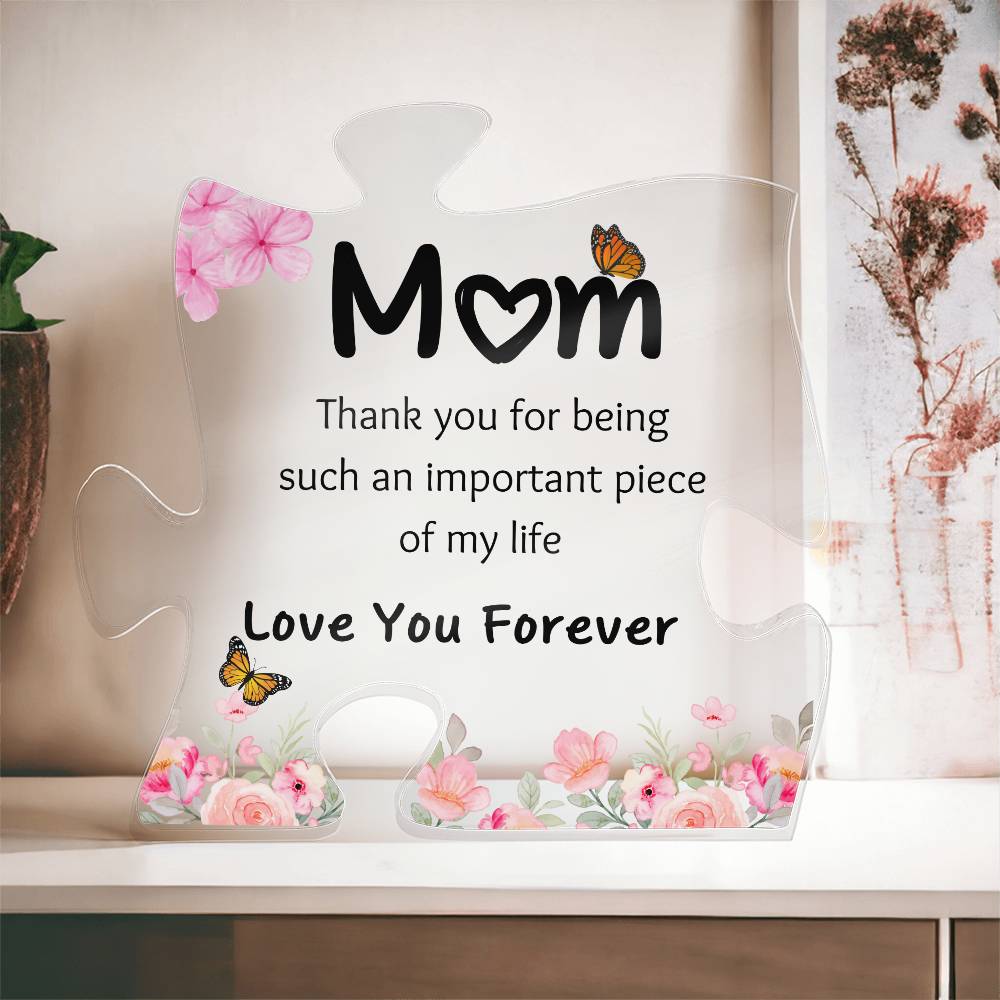 Cute Mom Gift Acrylic Puzzle Piece